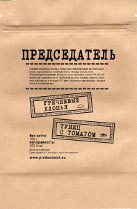 Тунец с гречневыми хлопьями